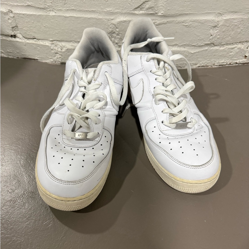 Nike White AF1 Men's Sneakers